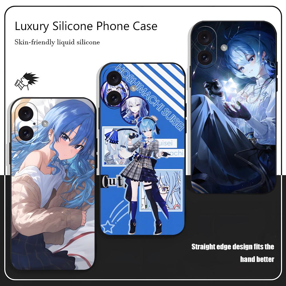 Mini Pc Case - Virtuele Hoshimachi Suisei Telefoonhoesje voor iPhone