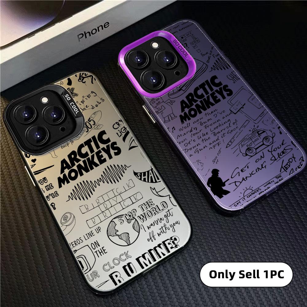 Matte Pc Case - A-Arctic Monkeys Band Telefoonhoesje Kleurrijk Mat